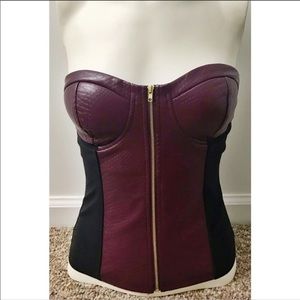 Garage structured Bustier
